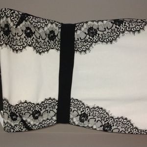 Point Bodycon black and White dress size Large New without tags